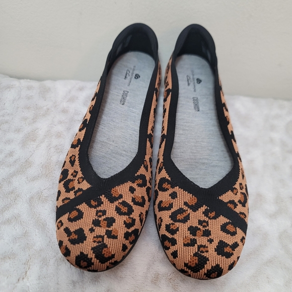 Clarks CloudSteppers Carly Wish Ballet Flats Women's Shoes AnimalPrint Sz 7.5 - Picture 1 of 9